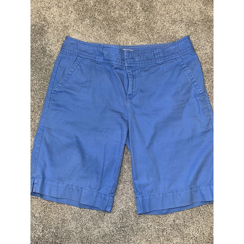 Lilly Pulitzer  10" Bermuda Shorts Blue Mid Rise #61
